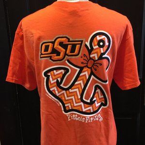 Women's Orange Officially Licsenced OSU T-shirt Size Small